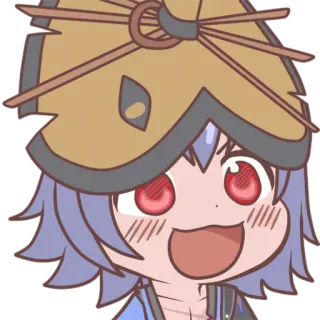 😀 Anime, Manga, Chibi, Dibujo animado, Personaje, Pegatina telegram sticker