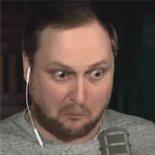 😦 man, gezicht, uitdrukking, verrassing, persoon telegram sticker