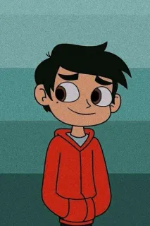 👀 Marco Diaz Star vs. the Forces of Evil cartoon, animation, character, boy, smiling telegram sticker