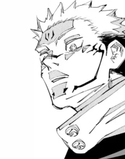 😒 Sukuna Jujutsu Kaisen Anime, Manga, Sukuna, Jujutsu Kaisen, Postać telegram sticker