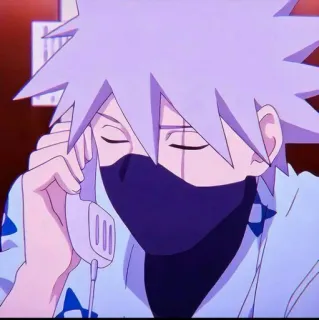 🌌 Kakashi Naruto kakashi, naruto, anime, manga, character, phone, mask telegram sticker