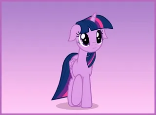🥺 Twilight Sparkle My Little Pony Пони, Мультфильм, Дружба, Фиолетовый, Блеск, Магия telegram sticker