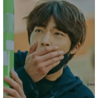 😨 swee man, person, mask, korean telegram sticker