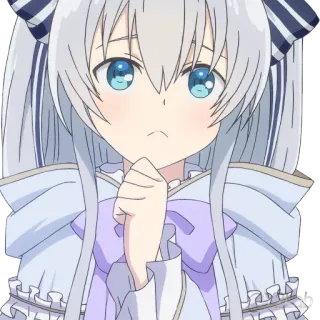 🤔 Anime, Mädchen, Süß, Sticker telegram sticker