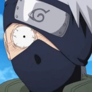 😳 Kakashi Naruto Kakashi, Naruto, Anime, Mangá, Personagem, Ninja telegram sticker