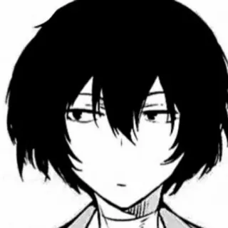 🥚 Osamu Dazai Bungou Stray Dogs Anime, Mangá, Dazai, Bungou Stray Dogs, Personagem telegram sticker