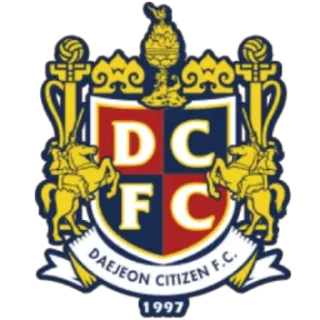 ⚽ DC
FC
DAEJEON CITIZEN F.C.
1997 sepak bola, tim, olahraga, Daejeon Citizen FC, logo telegram sticker