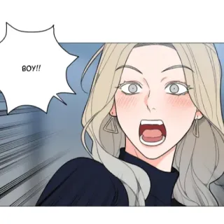 ❤️ BOY!! 여자, 충격, 만화, 놀람, 말풍선, 외침 telegram sticker