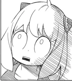 🥜 Anya Forger Spy × Family Anime, Manga, Spy Family, Anya, Forger, Lustig, Reaktion telegram sticker