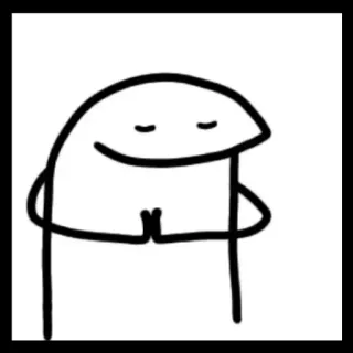 🙌 florkofcows, flork, gebed, streepmannetje, namasté, meditatie telegram sticker