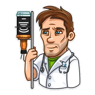 Skeptical Doc telegram stickers