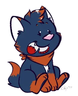 🐾 perro, cachorro, lindo, dibujo animado, animal telegram sticker