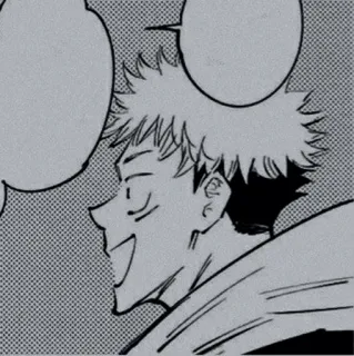 🌫 Yuji Itadori Jujutsu Kaisen anime, manga, jujutsu kaisen, yuji itadori, character, illustration whatsapp sticker