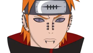 😡 Pain Naruto Anime, Naruto, Pain, Akatsuki, Villano, Manga, Personaje telegram sticker