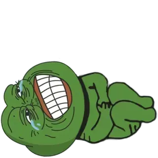 🤣 Pepe the Frog 밈, 페페, 개구리, 인터넷 밈 telegram sticker