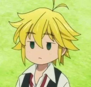 🎐 Meliodas Seven Deadly Sins anime, manga, meliodas, chibi, seven deadly sins, character telegram sticker
