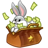 Spring Basket by @GiftChanges telegram emojis 🐰