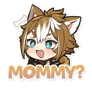 ❤️ Gorou Genshin Impact MOMMY? gorou, genshin impact, anime, sticker, gaming, süß telegram sticker