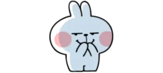 😈 可愛い, バニー, ウサギ, 漫画, アニメ, キャラクター, 動物 telegram sticker