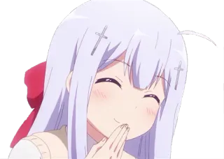 😊 Gabriel Gabriel Dropout Anime, Ragazza, Sorridendo, Carina, Gabriel Dropout, Angelo telegram sticker