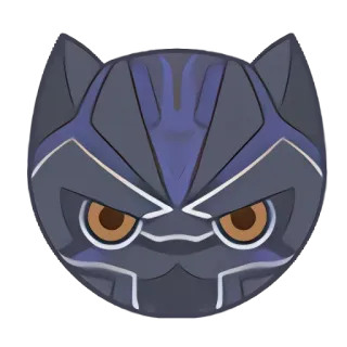 🦇 Black Panther Black Panther, Super-héros, Wakanda, Marvel, Masque, BD telegram sticker