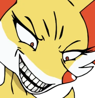 😬 Kartun, Seringai, Ekspresi, Seram, Wajah, Animasi telegram sticker