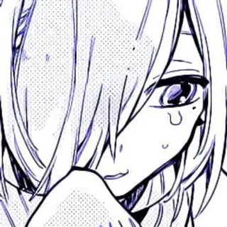 🫐 Anime, Manga, Personaggio, Disegno, Ritratto telegram sticker