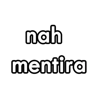 🖖 nah
mentira сленг, испанский, оскорбление telegram sticker