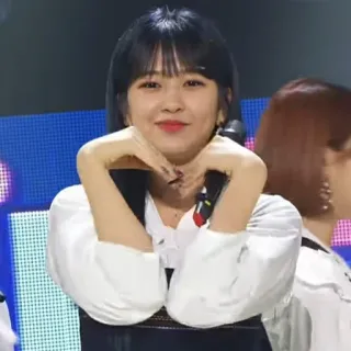 💗 donna, K-pop, idol, ritratto, sorriso telegram sticker