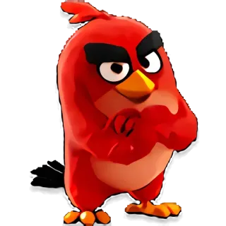 🦇 Red Angry Birds whatsapp sticker