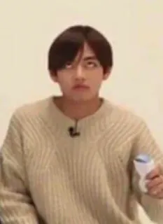 🥴 kpop, v, kim taehyung, biểu cảm, hài hước, meme, thần tượng telegram sticker