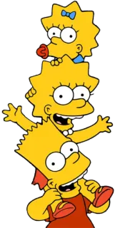 😊 Bart Simpson The Simpsons cartoon, family, simpsons, marge, bart, lisa, maggie whatsapp sticker