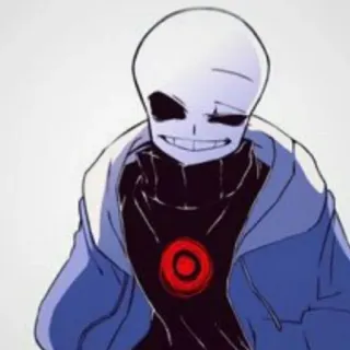 ❄️ Sans Undertale squelette, monstre, jeu vidéo, mal telegram sticker