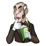 Butler Alfred telegram stickers