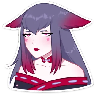 Тёмная Мари (@TgSticker) telegram stickers