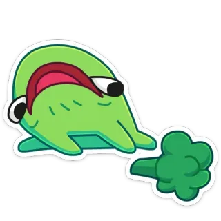 🥦 umorismo, cartone animato, divertente, comico, battuta, meme telegram sticker