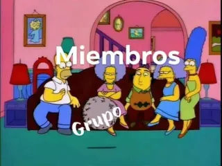 😶 Miembros
Grupo シンプソンズ, 家族, グループ, アニメ telegram sticker
