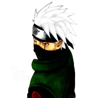 😾 Kakashi Naruto Kakashi, Naruto, Anime, Manga, Ninja, Kartun telegram sticker