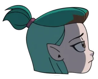 ☹️ Amity Blight The Owl House การ์ตูน, อนิเมะ, แม่มด, ผู้หญิง, เอลฟ์ telegram sticker