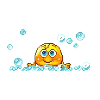 🛁 絵文字, 泡, お風呂, リラックス, 幸せ, かわいい telegram sticker
