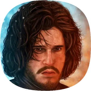 😒 Jon Snow Game of Thrones Jon Snow, Game of Thrones, Fantasi, Karakter, Acara TV telegram sticker