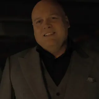 🥊 Wilson Fisk Daredevil méchant, caïd, homme, costume, parrain whatsapp sticker