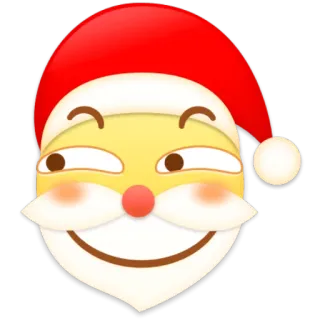 🎅 Święty Mikołaj, Boże Narodzenie, święta, kreskówka, emoji, świąteczny telegram sticker