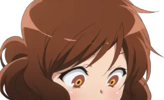 👀 Anime, Mädchen, Cartoon, Figur telegram sticker