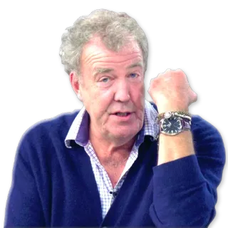 💪 Jeremy Clarkson jeremy, clarkson, animateur, télé, présentateur whatsapp sticker
