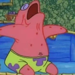 🍨 Patrick Star Spongebob Squarepants patrick, spongebob, cartone animato, stella marina, divertente telegram sticker
