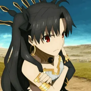 😒 Ishtar Anime, Personaje, Chica, Videojuego telegram sticker