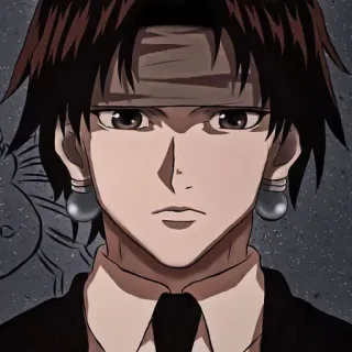 ⚡ Chrollo Lucilfer Hunter x Hunter anime, personaje, retrato telegram sticker