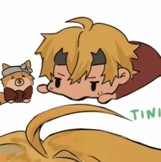 🍡 TINI Chibi, Anime, Kreskówka, Słodkie telegram sticker