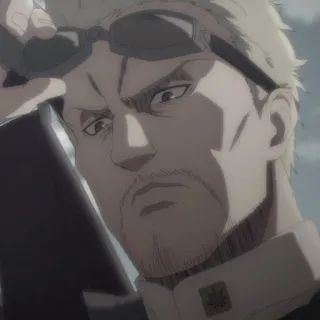 ♥️ Reiner Braun Attack on Titan anime, manga, character, soldier, serious, attack on titan, reiner, reiner braun telegram sticker